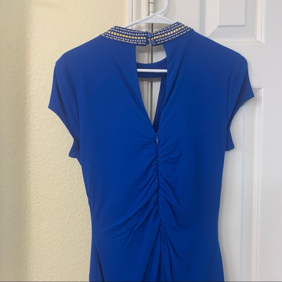 Blue Cache Evening Dress - Picture 4 of 4